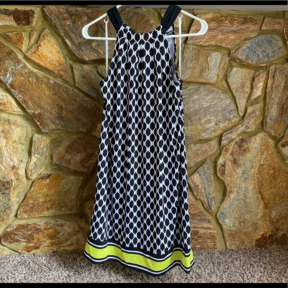 Mud Pie shift dress -accent hem